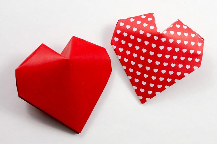 How to make a paper heart: 6 simple diagrams