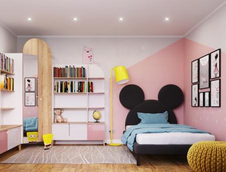 Intérieur de la chambre d'enfant Minnie Mouse