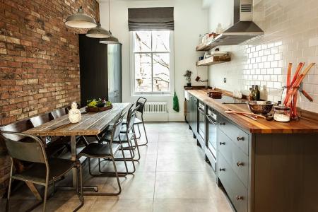 Conception de cuisine de style loft: 80 idées fraîches avec des photos