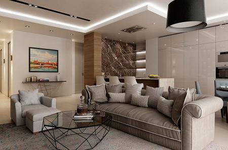 Design of an apartment in ZhK Literator, Moscow