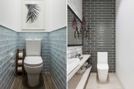 Conception de petites toilettes : 75 photos et solutions