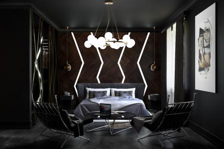 Dark Chocolate bedroom design