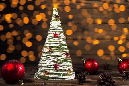 DIY Christmas tree made of threads: 8 interesting ideas (photo)