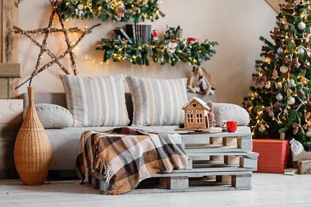 10 best ideas on how to decorate a room for the New Year