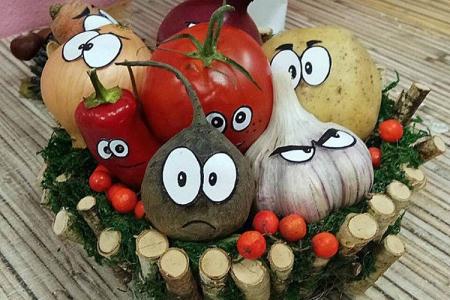 Artisanat de légumes pour la maternelle: 10 idées belles et faciles