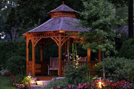 Garden gazebos: 130 design ideas (photo)