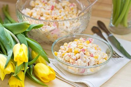 Crab sticks and rice salad: 15 delicious recipes