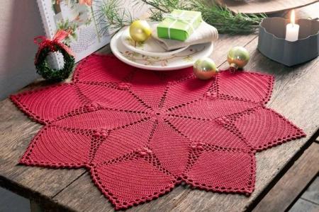 Crochet napkins: 6 simple patterns for beginners