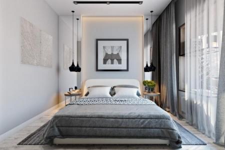 Bedroom interior in a modern style (85 photos)